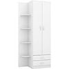 Guarda-Roupa/ Roupeiro Infantil 2 Portas Trento 5010 Pintura UV Branco – Doripel (Entregue por Americanas)  – Black Friday 2018