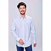 Camisa Social Listrada Algodão Peruano Tam: GG / Cor: AZUL CLARO / BRAN (Entregue por Amazon)  – Black Friday 2018