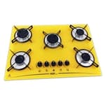 Cooktop 5 bocas amarelo (Entregue por Americanas)  – Black Friday 2018