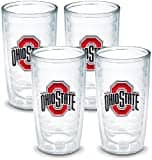 Tervis Copo com emblema da Universidade Estadual de Ohio (conjunto com 4), 473 g, transparente – (Entregue por Amazon)  – Black Friday 2018