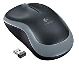 Mouse sem fio Logitech M185 com Design Ambidestro Compacto, Conexão USB e Pilha Inclusa – Cinza (Entregue por Amazon)  – Black Friday 2018