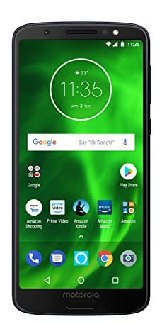 Moto G6 with Alexa Push-to-Talk – 64 GB – Unlocked (AT&T/Sprint/T-Mobile/Verizon) – Deep Indigo – Prime Exclusive Phone