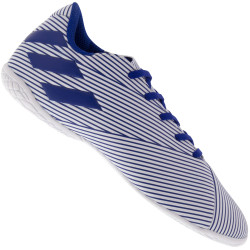 Chuteira Futsal adidas Nemeziz 19.4 IC – Adulto – BRANCO/AZUL (Entregue por Centauro)  – Black Friday 2018