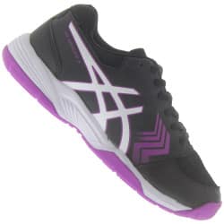 Tênis Asics Gel Dedicate 5 A – Feminino – PRETO/BRANCO (Entregue por Centauro)  – Black Friday 2018