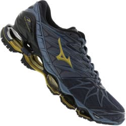 Tênis Mizuno Wave Prophecy 7 – Masculino – CINZA ESC/OURO (Entregue por Centauro)  – Black Friday 2018