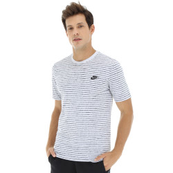 Camiseta Nike Sportswear Striped L – Masculina – CINZA CLARO (Entregue por Centauro)  – Black Friday 2018