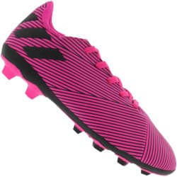 Chuteira de Campo adidas Nemeziz 19.4 FXG – Infantil – ROSA/PRETO (Entregue por Centauro)  – Black Friday 2018