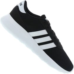 Tênis adidas Lite Racer – Masculino – PRETO/BRANCO (Entregue por Centauro)  – Black Friday 2018