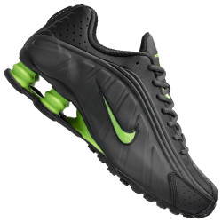 Tênis Nike Shox R4 – Masculino – CINZA ESC/VERDE (Entregue por Centauro)  – Black Friday 2018