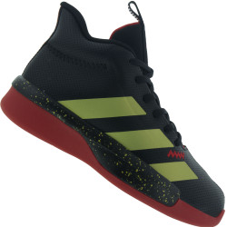 Tênis Cano Alto adidas Pro Next 2019 – Masculino – PRETO/VERMELHO (Entregue por Centauro)  – Black Friday 2018