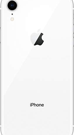 Apple iPhone XR, Fully Unlocked, 64 GB – White (Renewed)