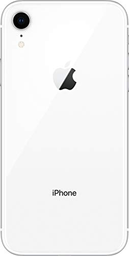 Apple iPhone XR, Fully Unlocked, 64 GB – White (Renewed)