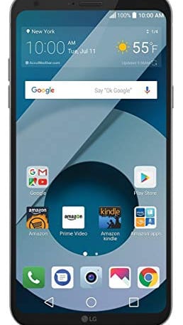 LG Q6 (US700) 32GB GSM Unlocked 4G LTE Android Smartphone w/ 13MP Camera and Face Recognition – Arctic Platinum