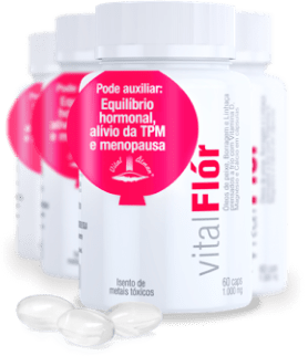 Vital Flór – Combo 4 unidades com 5% OFF (FRETE GRÁTIS) (Entregue por Vital Atman)  – Black Friday 2018