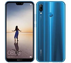 HUAWEI P20 Lite (32GB + 4GB RAM) 5.84\” FHD+ Display, 4G LTE Dual SIM GSM Factory Unlocked Smartphone ANE-LX3 – International Model – No Warranty (Klein Blue)