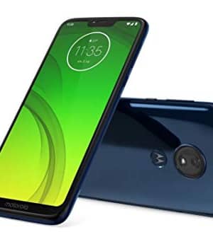 Motorola Moto G7 Power (64GB, 4GB RAM) Dual SIM 6.2\” 4G LTE (GSM Only) Factory Unlocked Smartphone International Model XT1955-2 (Marine Blue)