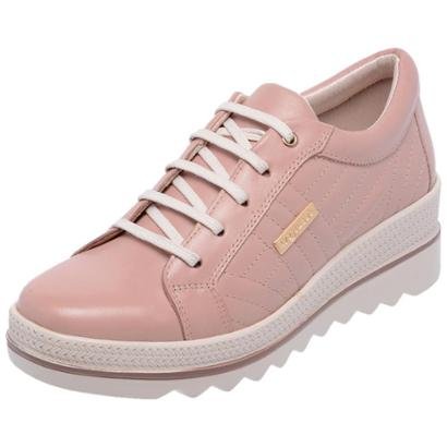 Tênis Casual Miuzzi Couro Feminino Confortavel Leve Dia Dia – Feminino-Rosa (Entregue por Zattini)  – Black Friday 2018