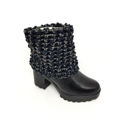 Bota Couro Via Telli Tratorada Forrada Lã Pêlo Feminina – Feminino-Preto (Entregue por Zattini)  – Black Friday 2018