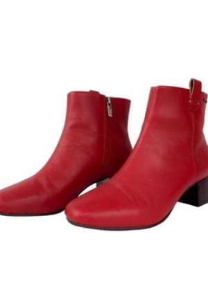 Bota Cano Curto Salto Morena Rosa  Feminina – Feminino-Vermelho (Entregue por Zattini)  – Black Friday 2018