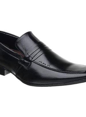 Sapato Social Malbork Estilo Italiano Couro Legítimo 359 – Masculino-Preto (Entregue por Zattini)  – Black Friday 2018