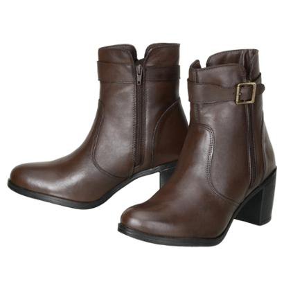 Bota DuduDias10 Cano Curto Feminina – Feminino-Marrom (Entregue por Zattini)  – Black Friday 2018