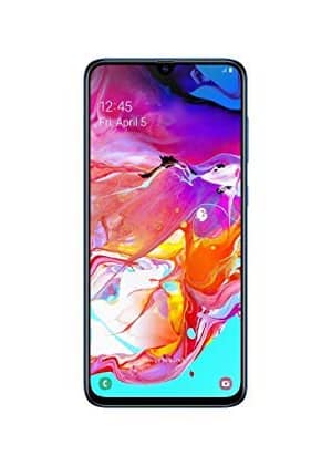 Samsung Galaxy A70 128GB/6GB SM-A705M/DS 6.7\” HD+ Infinity-U 4G/LTE Factory Unlocked Smartphone (International Version) (Blue)