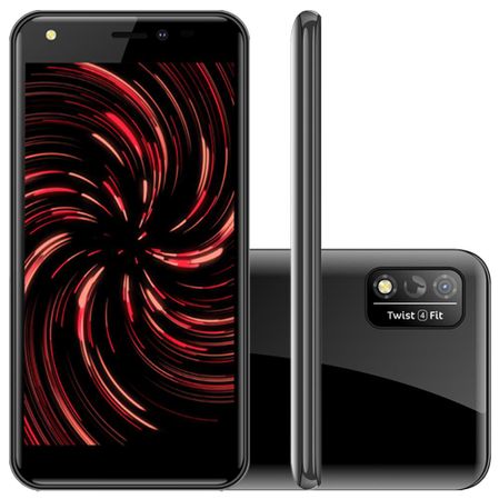 Smartphone Positivo Twist 4 Fit S509N 32GB Dual Chip Android 10 Black Piano (Entregue por Eletrum)  – Black Friday 2018