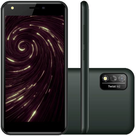 Smartphone Positivo Twist 4G S509 Tela de 5″ 32GB 1GB RAM Cinza Chumbo (Entregue por Eletrum)  – Black Friday 2018