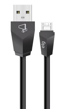 Cabo Micro USB M518 ELG Recarga Sincronizaçao 1,8m Preto (Entregue por Eletrum)  – Black Friday 2018