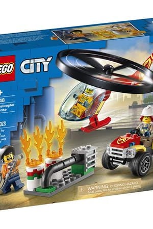 LEGO City – Combate Ao Fogo Com Helicóptero – LEGO 60248 LEGO 60248 (Entregue por Eletrum)  – Black Friday 2018