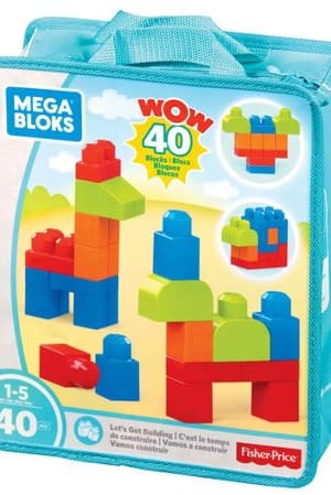Blocos de Montar – Mega Bloks – 40 Peças – Mattel FKL01 (Entregue por Eletrum)  – Black Friday 2018