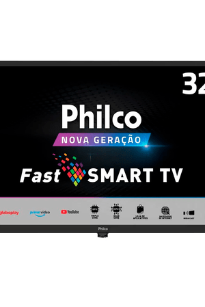 Smart TV Philco PTV32D10N5SKH 32 Polegadas Wi-fi LED HD Preto Bivolt (Entregue por Eletrum)  – Black Friday 2018