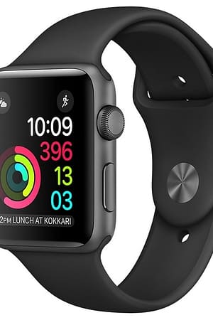 Apple Watch Series 3 38 mm de Alumínio e Pulseira Esportiva Névoa Silver MQKU2BZ / A (Entregue por Amazon)  – Black Friday 2018