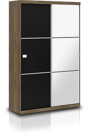 Guarda-roupa 2 Portas de Correr com Espelho S742 Branco – Kappesberg (Entregue por Americanas)  – Black Friday 2018