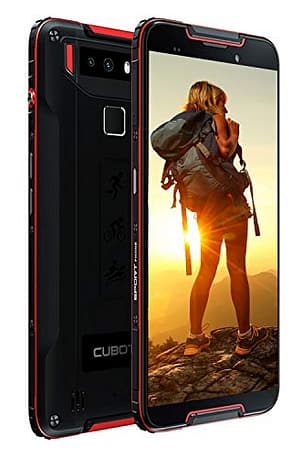 CUBOT Quest 5.5-inch Android 9.0 Pie Rugged Smartphone Unlocked, 4GB+64GB,4G Dual SIM, NFC,Gyroscope, 4000mAh Battery, 12MP Camera, IP68 Waterproof Shockproof, Dustproof (Red)