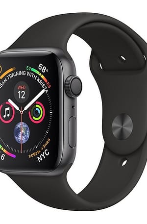 Apple Watch Series 4, 44 Mm, Alumínio Prata, Pulseira Esportiva Branca E Fecho Clássico, Mu6A2Bz / A (Entregue por Amazon)  – Black Friday 2018