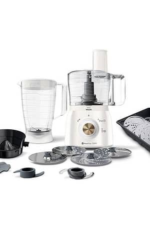 Processador de Alimentos Philips Viva Branco e Dourado RI7636 com 2 velocidades – 750W (Entregue por Shoptime)  – Black Friday 2018