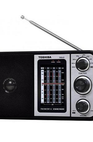 Rádio Portátil Semp Toshiba 8 Faixas Multibanda TR849 (Entregue por Gazin)  – Black Friday 2018