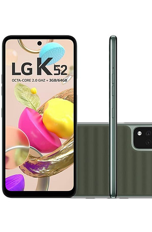 Smartphone Lg K52 Verde 64gb Tela De 6.59″ Câmera Traseira Quádrupla (Entregue por Girafa)  – Black Friday 2018