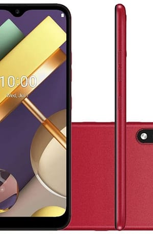 Smartphone Lg K22 Plus Vermelho Tela 6.2, 4g Wi-fi Android 10 Câm Tra (Entregue por Girafa)  – Black Friday 2018