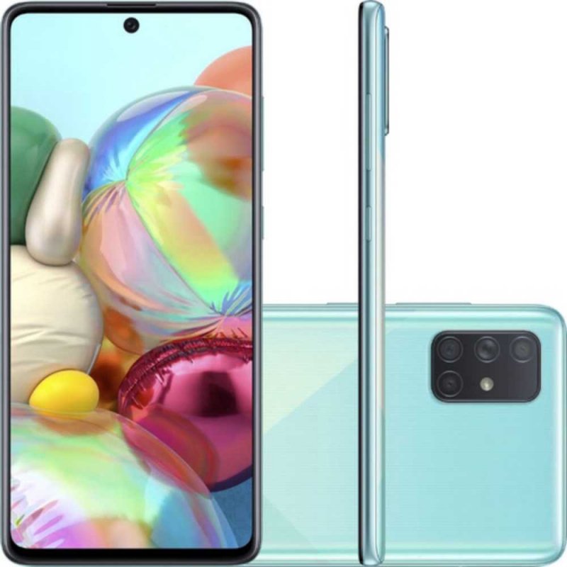 Smartphone Samsung Galaxy A71 128 Gb Azul 6.7″ 4g (Entregue por Girafa)  – Black Friday 2018