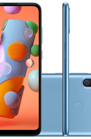 Smartphone Samsung Galaxy A11 6,4″ Dual Chip 64gb 3gb Ram Azul Octa C (Entregue por Girafa)  – Black Friday 2018