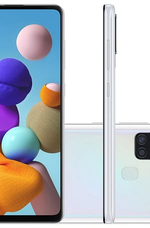 Smartphone Samsung Galaxy A21s 6,5″ Dual Chip 64gb 4gb Ram Branco Oct (Entregue por Girafa)  – Black Friday 2018