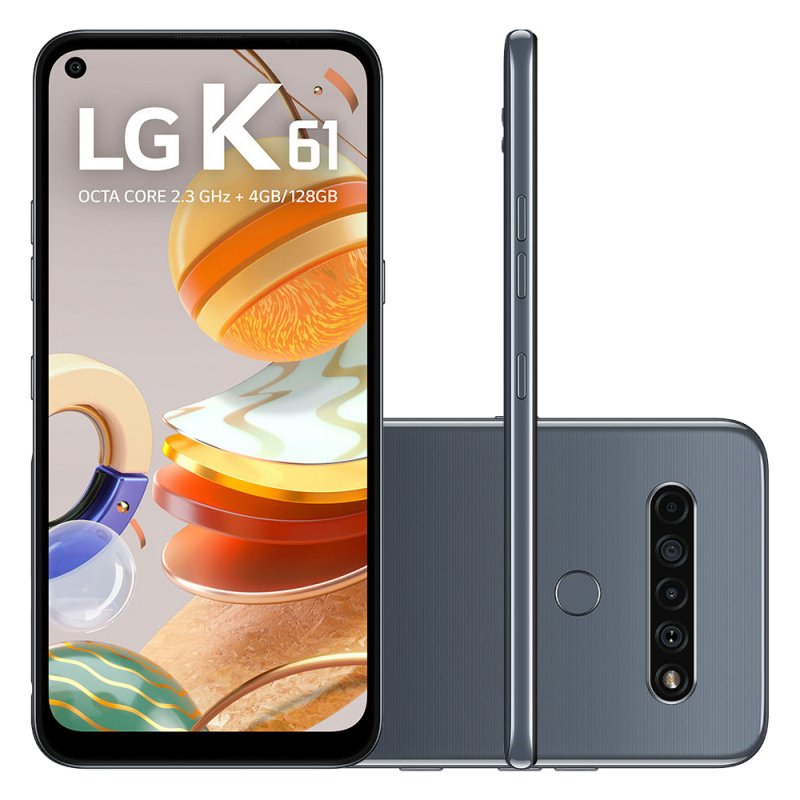 Smartphone Lg K61 Dual Chip 4gb Ram 128gb Tela 6,53″ Câmera Quadrupla (Entregue por Girafa)  – Black Friday 2018