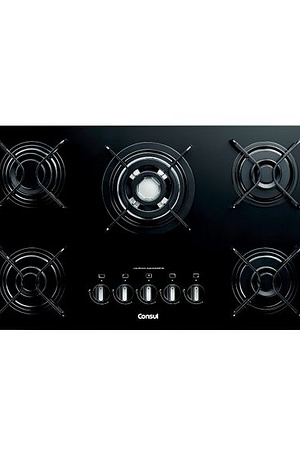 Cooktop 5 bocas Consul com quadrichama e acendimento automático – CDD75AE – BIVOLT (Entregue por Consul)  – Black Friday 2018