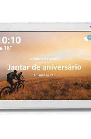 Echo Show 8 Amazon Smart Speaker Branca Alexa Em Portugues Com Tela D (Entregue por Girafa)  – Black Friday 2018
