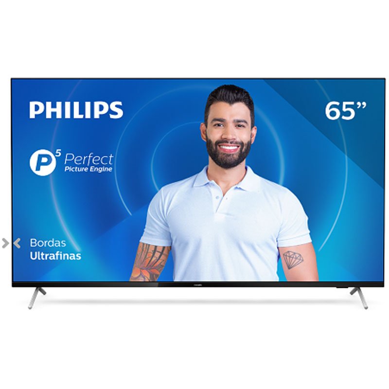 Smart Tv Philips 65″ 65pug7625/78 4k Uhd P5 Hdr10 Bluetooth Wifi 3 Hd (Entregue por Girafa)  – Black Friday 2018