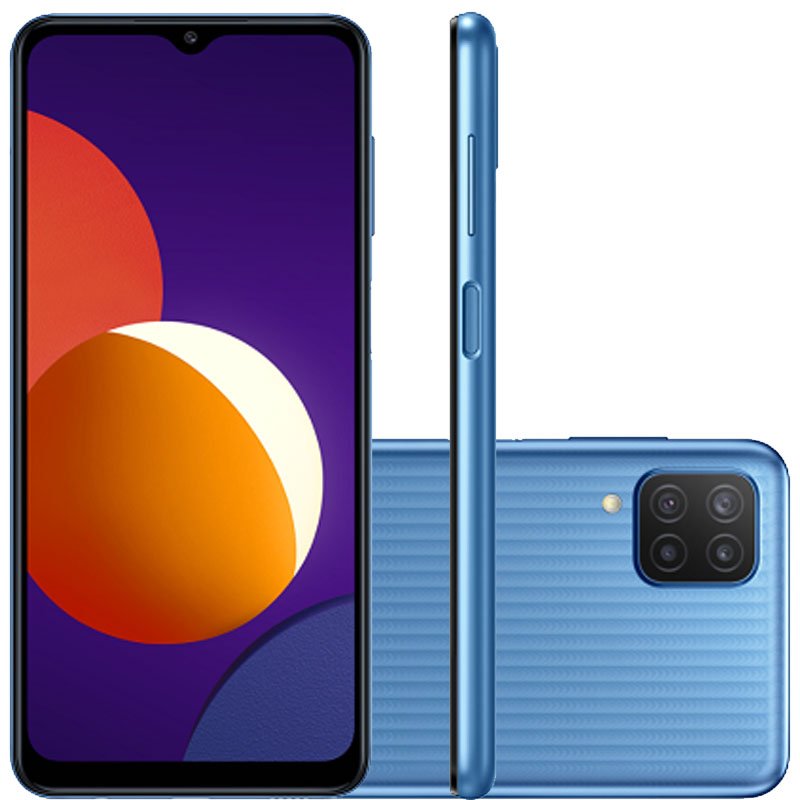 Smartphone Samsung Galaxy M12 64 Gb Azul 6.5″ 4g (Entregue por Girafa)  – Black Friday 2018