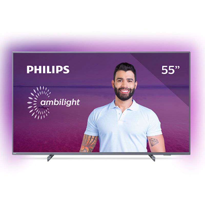 Smart Tv Philips 55″ 55pug6794/78 4k Ambilight Hdr Dolby Atmos Blueto (Entregue por Girafa)  – Black Friday 2018