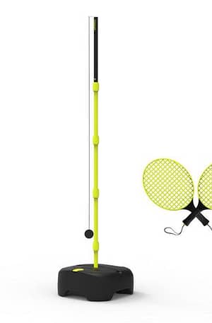 Turnball para Speedball (Conjunto de 1 poste, 2 raquetes e 1 bola) – Turnball jr 2021, no size, verde-preto, ÚNICO (Entregue por Decathlon)  – Black Friday 2018